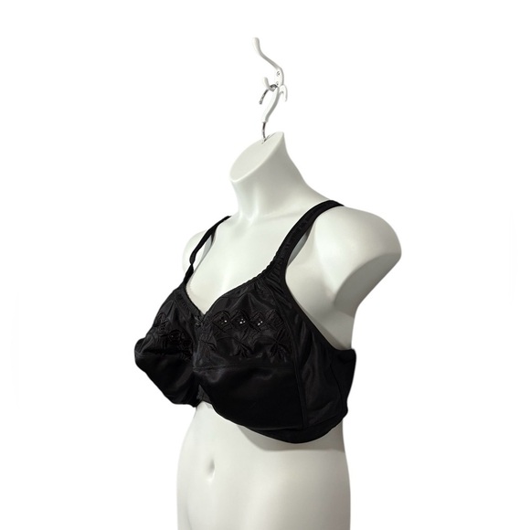 NEOT, Warner's, Full Coverage Wire-Free Bra, 44 DDD, Black 🫦 - Picture 4 of 9